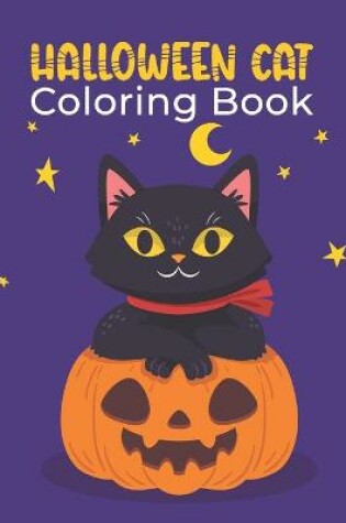 Cover of Halloween Cat Coloring Book