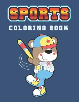 Book cover for Sports Coloring Book