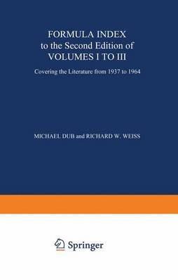 Book cover for Formula Index to the Second Edition of Volume 1 to 3