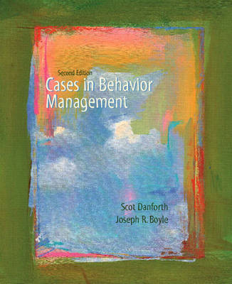 Book cover for Cases in Behavior Management