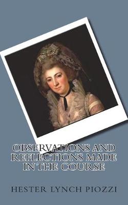 Book cover for Observations and Reflections Made in the Course