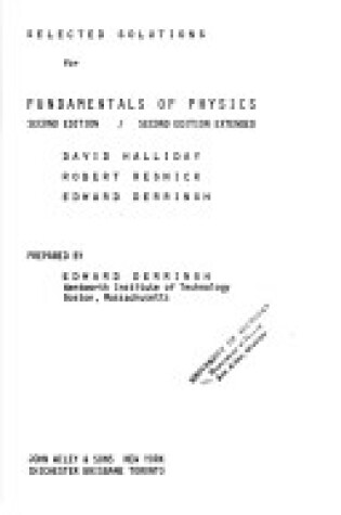 Cover of Solid Fund Physics