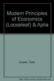 Book cover for Modern Principles of Economics (Looseleaf) & Aplia