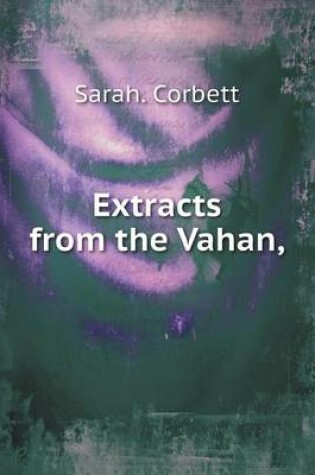 Cover of Extracts from the Vahan,