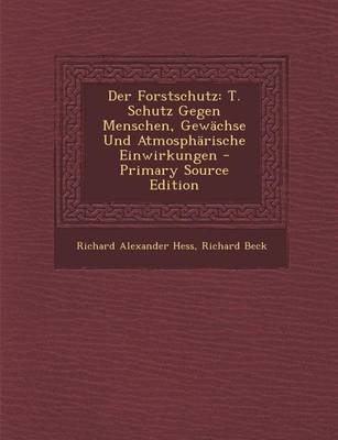 Book cover for Der Forstschutz