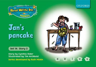Book cover for Read Write Inc Green Jan's Pancake