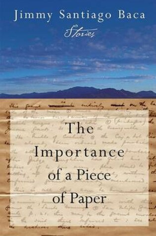 Cover of The Importance of a Piece of Paper