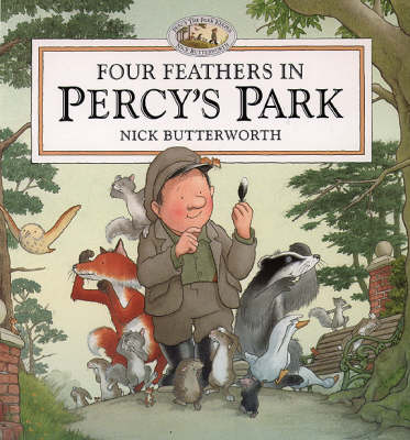 Book cover for Four Feathers in Percy's Park