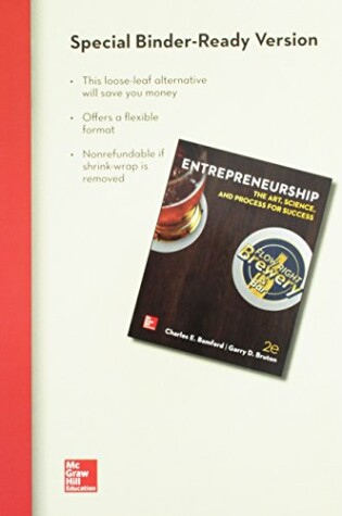 Cover of Loose Leaf Entrepreneursip with Connect Access Card