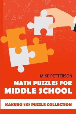 Book cover for Math Puzzles For Middle School