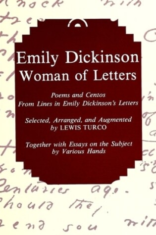 Cover of Emily Dickinson, Woman of Letters