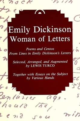 Book cover for Emily Dickinson, Woman of Letters