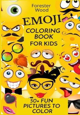 Book cover for Emoji Coloring Book