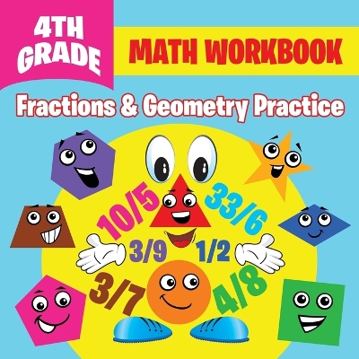 Book cover for 4th Grade Math Workbook