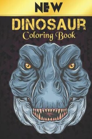 Cover of Dinosaur Coloring Book New