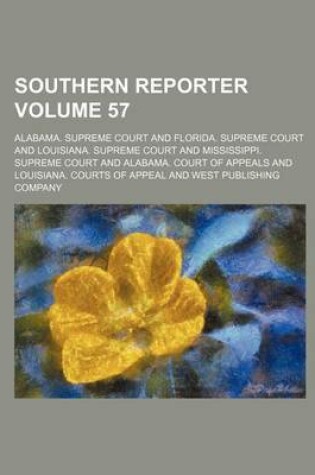 Cover of Southern Reporter Volume 57