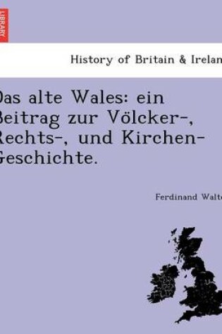 Cover of Das alte Wales