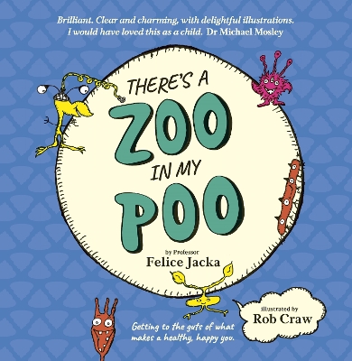 Book cover for There's A Zoo in My Poo