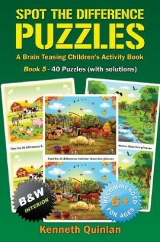 Cover of Spot the Difference Puzzles - Book 5