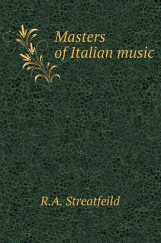 Cover of Masters of Italian music