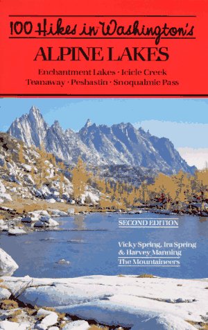 Book cover for 100 Hikes in Washington Alpine Lakes