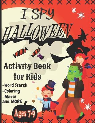Book cover for I Spy Halloween Book for Kids