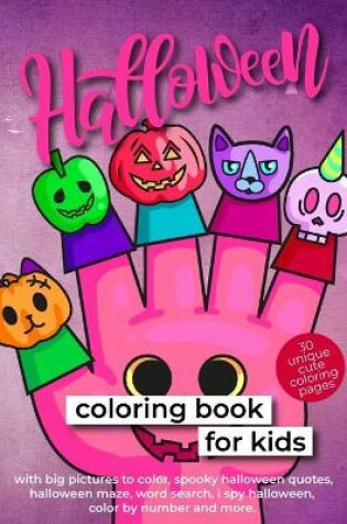 Cover of Halloween Coloring Book for Kids