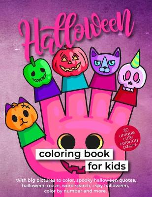 Book cover for Halloween Coloring Book for Kids