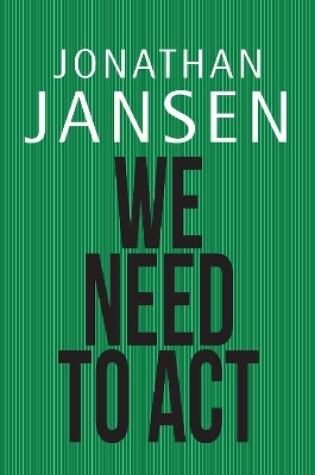 Cover of We need to act