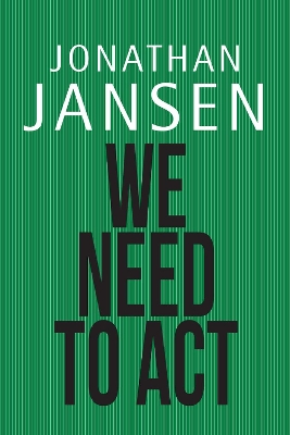 Book cover for We need to act