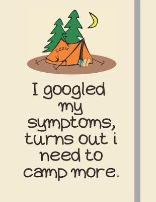 Book cover for I googled my symptoms, turns out i need to camp more.