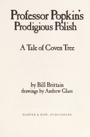 Cover of Professor Popkin's Prodigious Polish