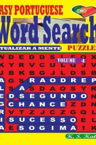 Cover of Easy Portuguese Word Search Puzzles. Vol. 4