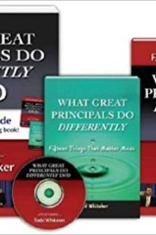Cover of What Great Principals Do Differently DVD and Facilitator's Guide