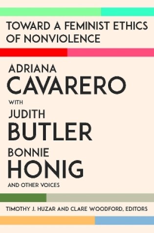 Cover of Toward a Feminist Ethics of Nonviolence