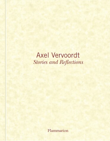 Book cover for Axel Vervoordt: Stories and Reflections