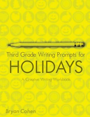 Book cover for Third Grade Writing Prompts for Holidays