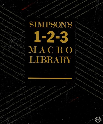 Book cover for 1-2-3 Macro Library