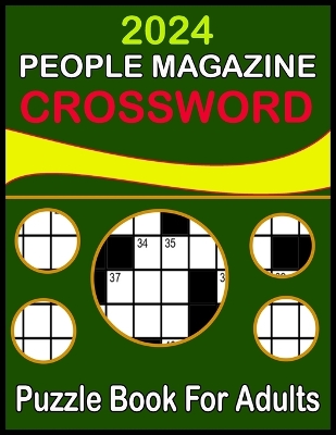 Cover of 2024 People Magazine Crossword Puzzle Book For Adults