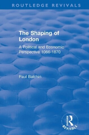 Cover of The Shaping of London