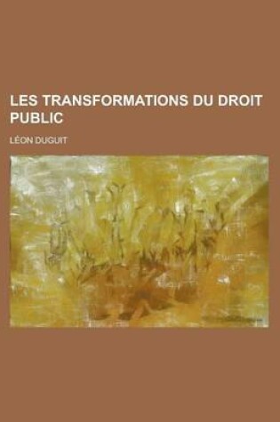 Cover of Les Transformations Du Droit Public