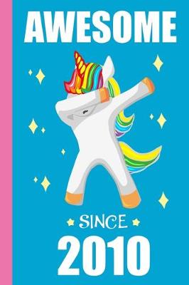 Book cover for 9th Birthday Dabbing Unicorn