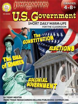 Cover of Jumpstarters for U.S. Government, Grades 4 - 8