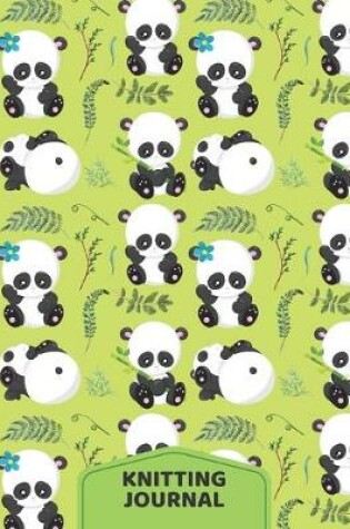 Cover of Pandas Knitting Journal