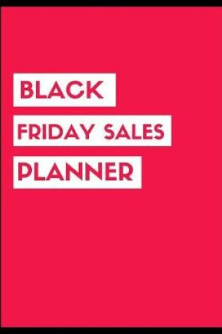 Cover of Black Friday Sales Planner
