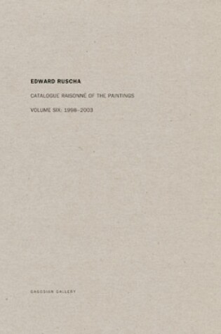 Cover of Edward Ruscha