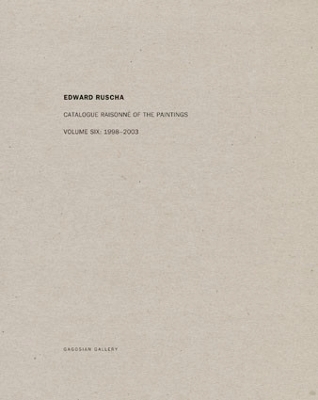 Book cover for Edward Ruscha