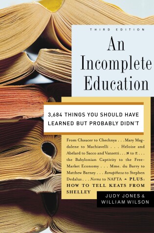 Cover of An Incomplete Education