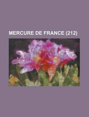 Book cover for Mercure de France (212)