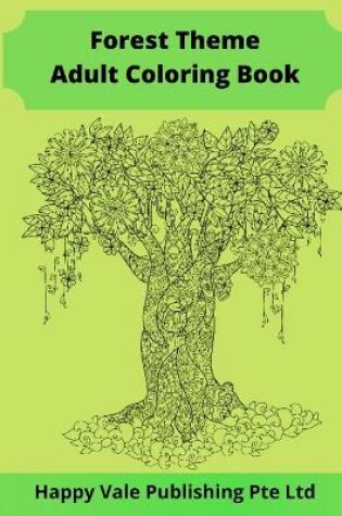 Cover of Forest Theme Adult Coloring Book